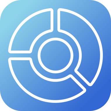 veri merkezi simgesi vektör illüstrasyonu