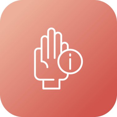 Dokunmatik ekran simgesinin vektör illüstrasyonu