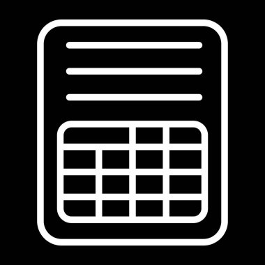 hesap makinesi simgesi, basit tasarım, vektör illüstrasyonu