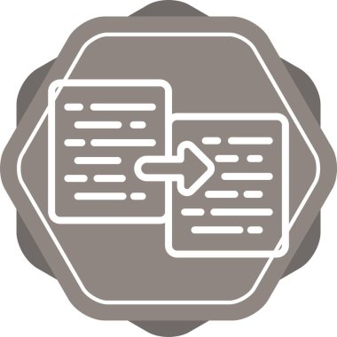 veri simgesi vektör illüstrasyonu