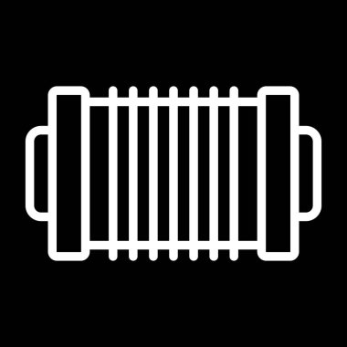 Kablo Spool Roller Web simgesi çizimi