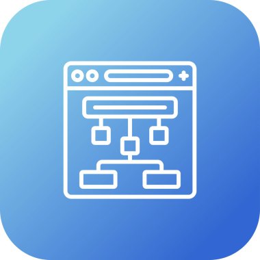 vektör lcd simgesi illüstrasyonu