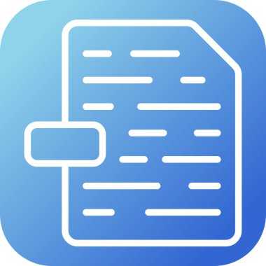 dosya simgesi, vektör illüstrasyonu 