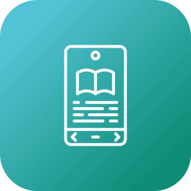 Kitap simgesi soyut arkaplanda izole edildi