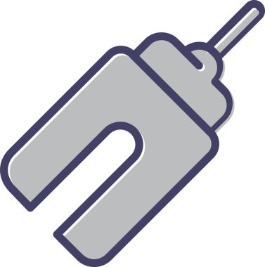 elektrik dolgu simgesi web basit illüstrasyon