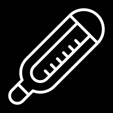 termometre ağ simgesi vektör çizimi