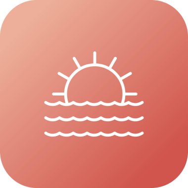 Modern simgenin vektör illüstrasyonu