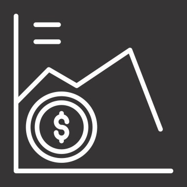 Dolar simgesi vektör illüstrasyonu