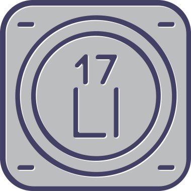 Bir b eksikliği simgesinin vektör çizimi