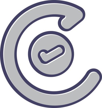 c harfinin vektör illüstrasyonu