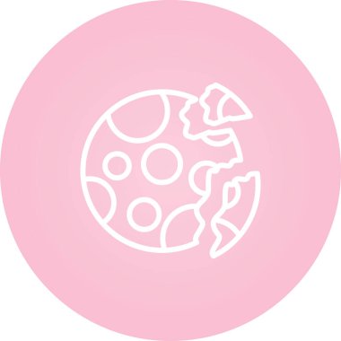 vektör gezegen illüstrasyon simgesi