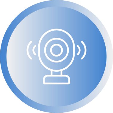 Bilgisayar monitörü simgesi. vektör illüstrasyonu