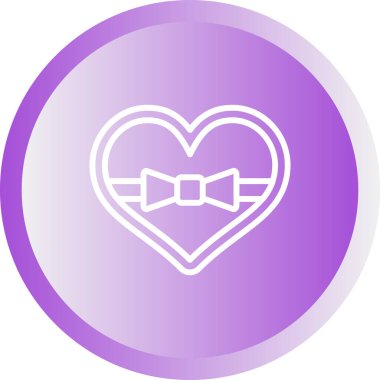 Kalp simgesinin vektör illüstrasyonu