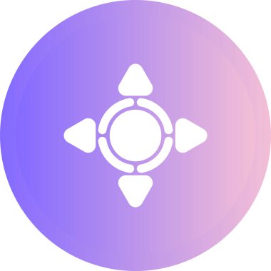 Bir gülün güzel bir simgesinin vektör çizimi