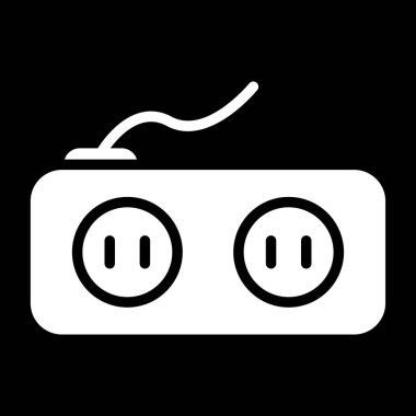 soket ağ simgesi vektör illüstrasyonu