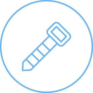 Kablo Yönetimi Klipsleri Web ikon vektör resimlemesi