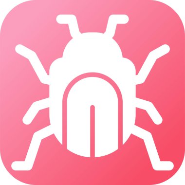 Böcek simgesinin vektör illüstrasyonu