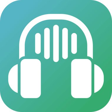 Müzik simgesi vektör illüstrasyonu