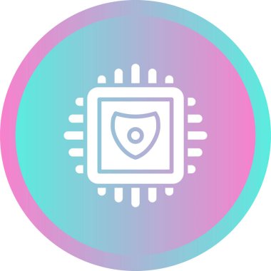 Sanal Sunucu Web simgesi vektör illüstrasyonu