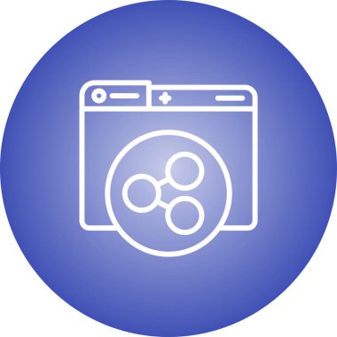 çamaşır makinesi simgesi, vektör illüstrasyonu