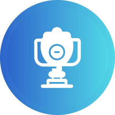 Kupa ikonu. vektör illüstrasyonu