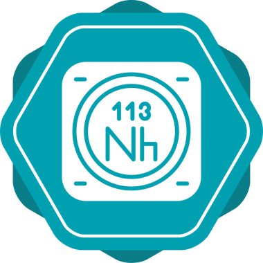 Kimyasal element ağ basit illüstrasyon