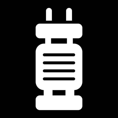 elektrik dolgu simgesi, vektör illüstrasyonu