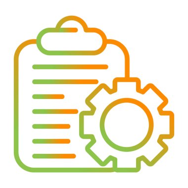 Dişliler. Web simgesi basit tasarım