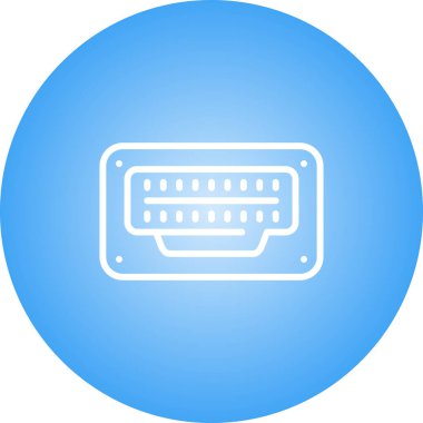 Modern bir simgenin vektör illüstrasyonu