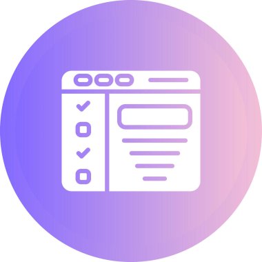 Bilgisayar. Basit ağ simgesi