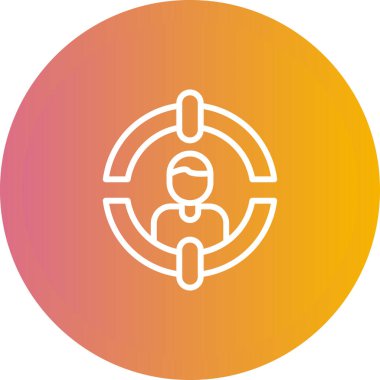 seo modern simgesinin vektör illüstrasyonu