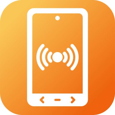 Telefon simgesi vektör illüstrasyonu