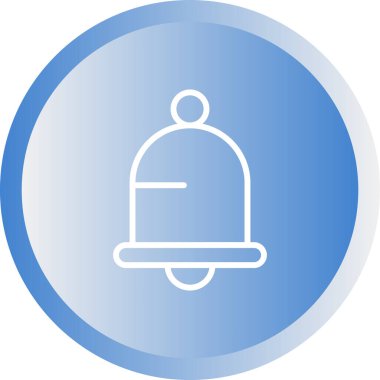 Çan simgesi vektör illüstrasyonu