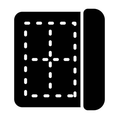 Kitap. Web simgesi basit illüstrasyon