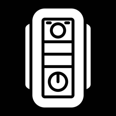 Müzik simgesinin vektör illüstrasyonu