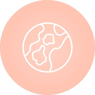 Vektör Dünya küre simgesi