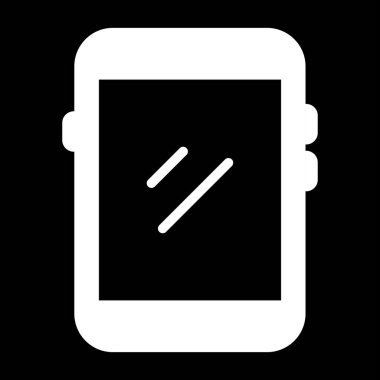 Cep telefonu. Web simgesi vektör illüstrasyonu.