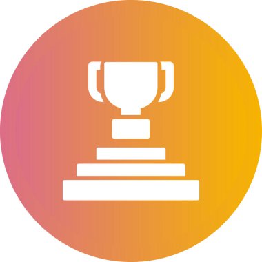 Trophy Düz Vektör Simgesi