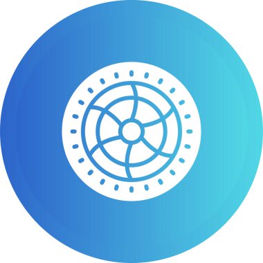 küresel ağ. Web simgesi basit illüstrasyon