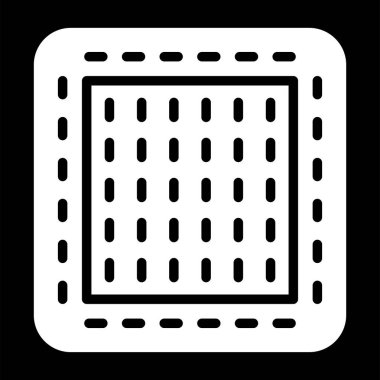 Dondurma ikonu vektörü. İnce çizgi işareti. izole edilmiş sınır sembolü çizimi