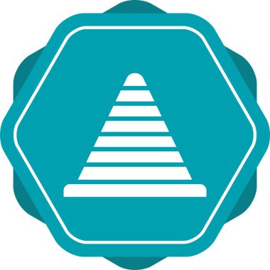 Yol simgesi vektör illüstrasyonu