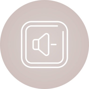 Benzersiz Müzik Vektörü Satırı Simgesi