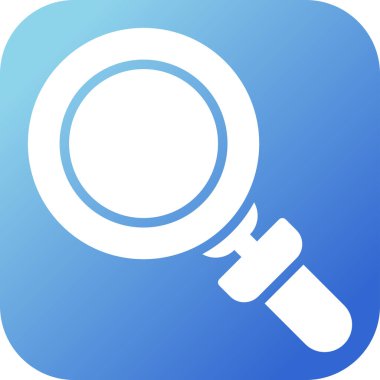 Büyütme cam ağ ikonu vektör illüstrasyonu  