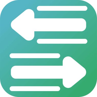 Modern b 'nin vektör illüstrasyonunda okun eksik simgesi