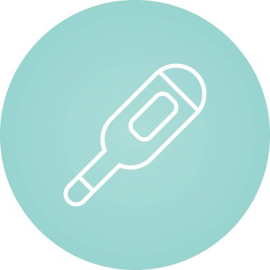 termometre ağ simgesi vektör çizimi