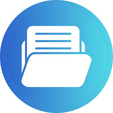 soyut arkaplanda dizin simgesi izole edildi