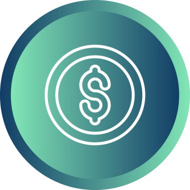 Kullanıcı Çemberi Web simgesi vektör çizimi