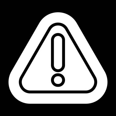 uyarı işareti vektör simgesi