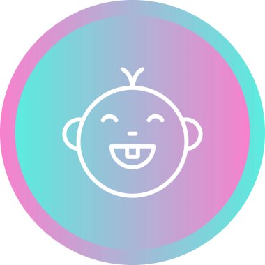 bebek ikonu vektör illüstrasyonu