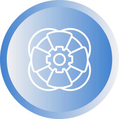 Dişliler. Web simgesi basit tasarım